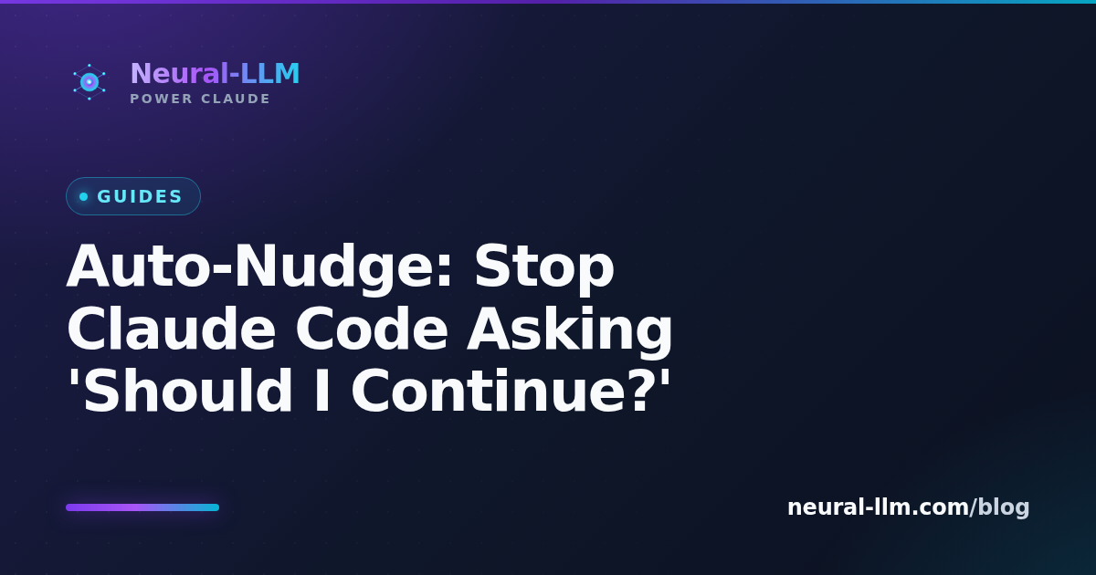 Claude Code permission prompts and auto-nudge continuation