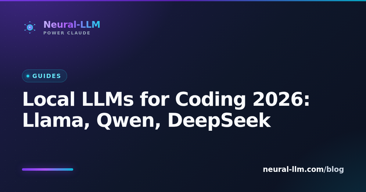 Local LLMs for coding in 2026: Llama, Qwen, and DeepSeek benchmarks vs quantized reality