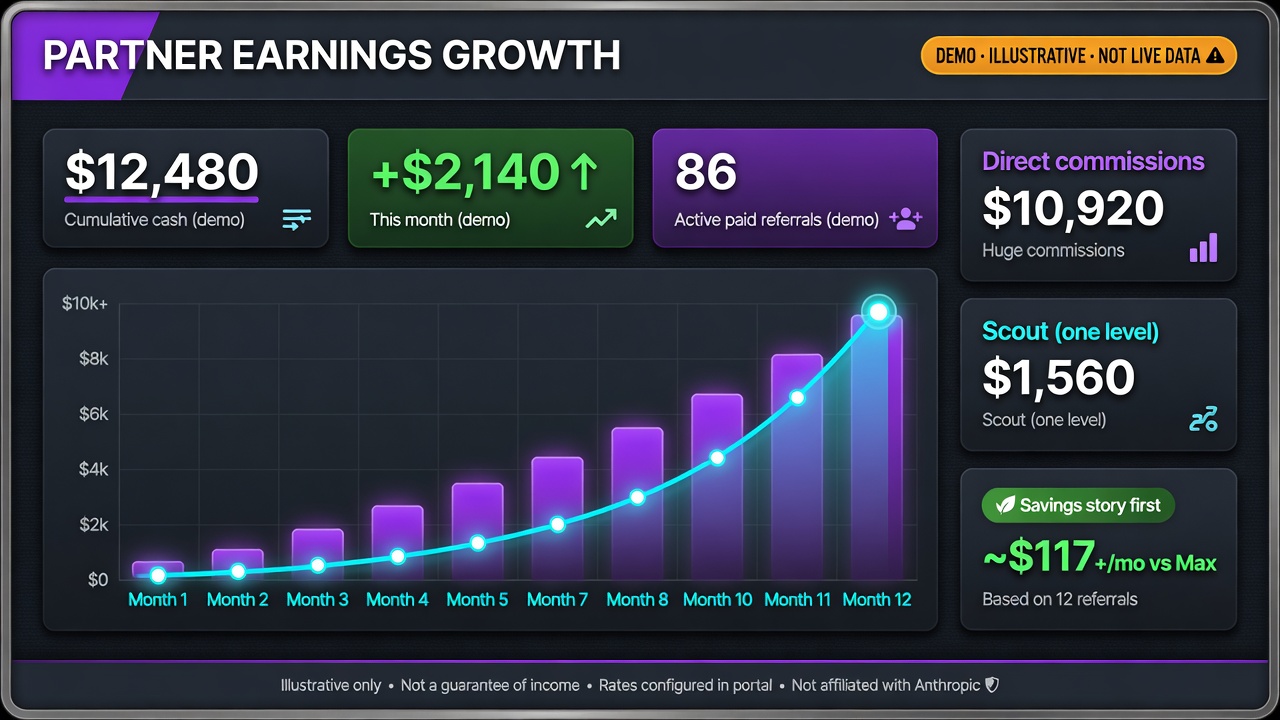 Partner dashboard charts